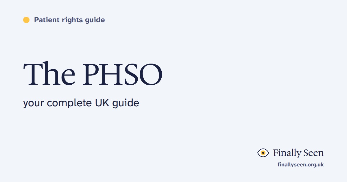 Phso Example Letters PHSO complete guide. Finally Seen